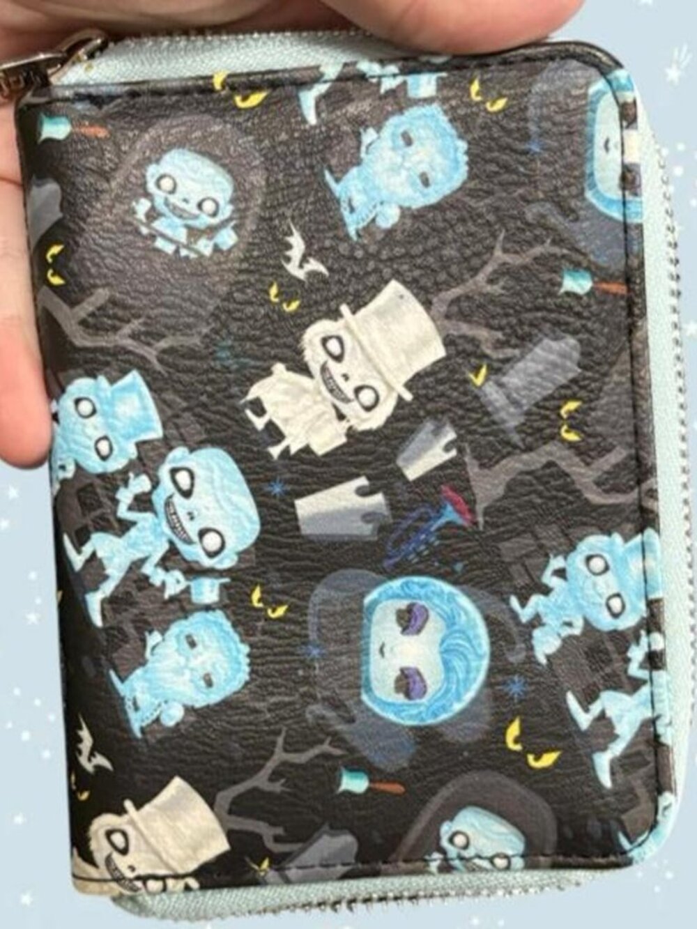 Loungefly Funko Disney Parks Haunted Mansion Zip Around Wallet